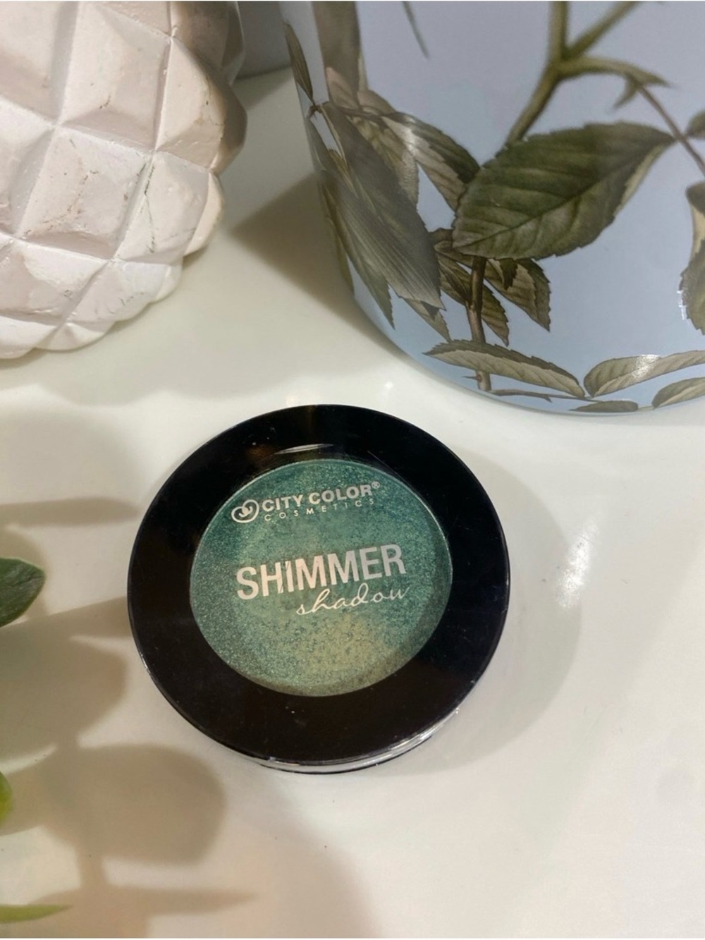 City Color Shimmer Shadow Eyeshadow — Teal/Green